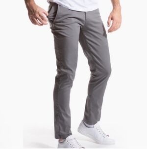 Birddogs Stephen Jobs Chino Pants in Graphite Grey Lined Size 34x30